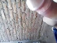 Pareja celebra el otoño sxo casero haciendo el amor en un gran jardín